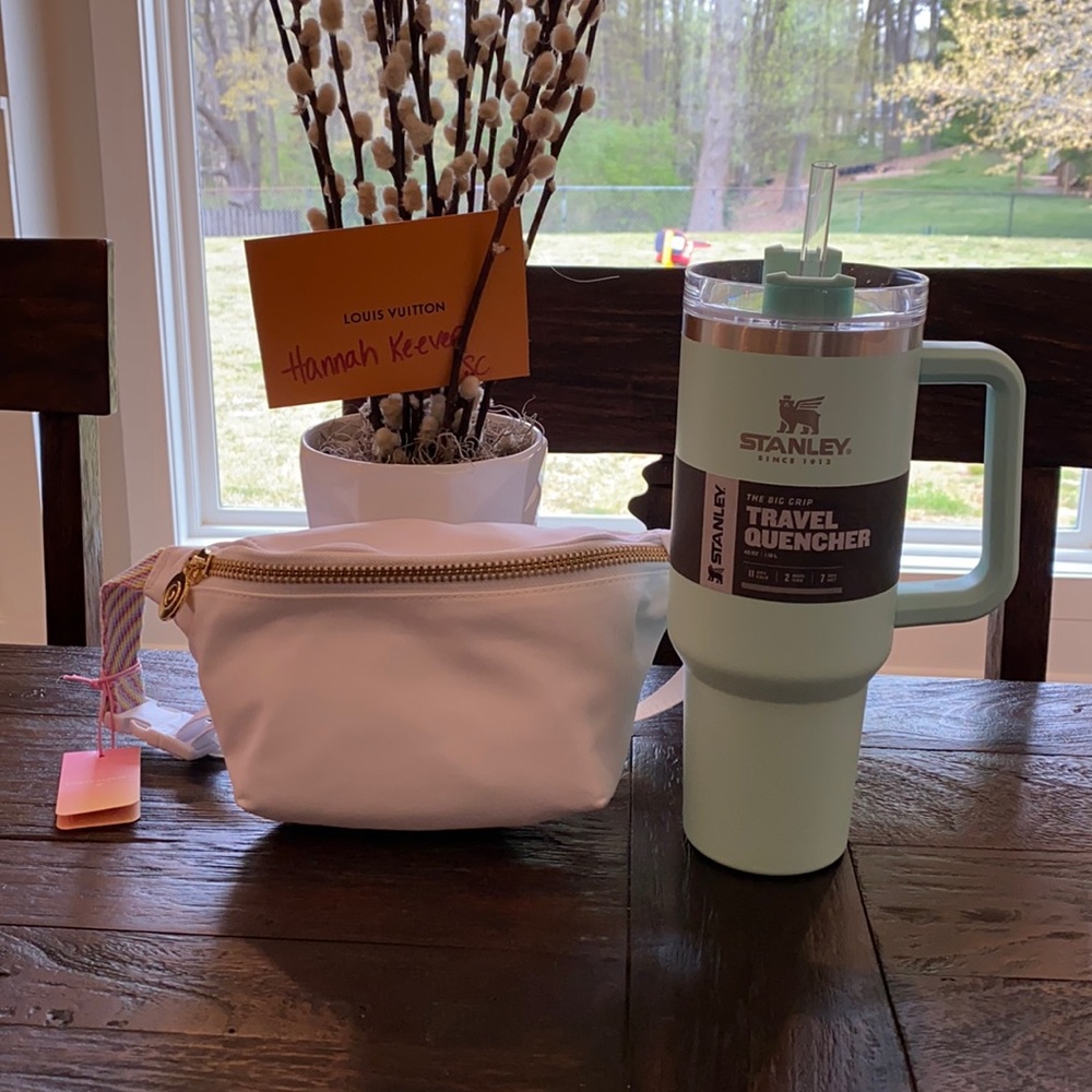 Stoney clover ln target Fanny pack and Stanley quencher